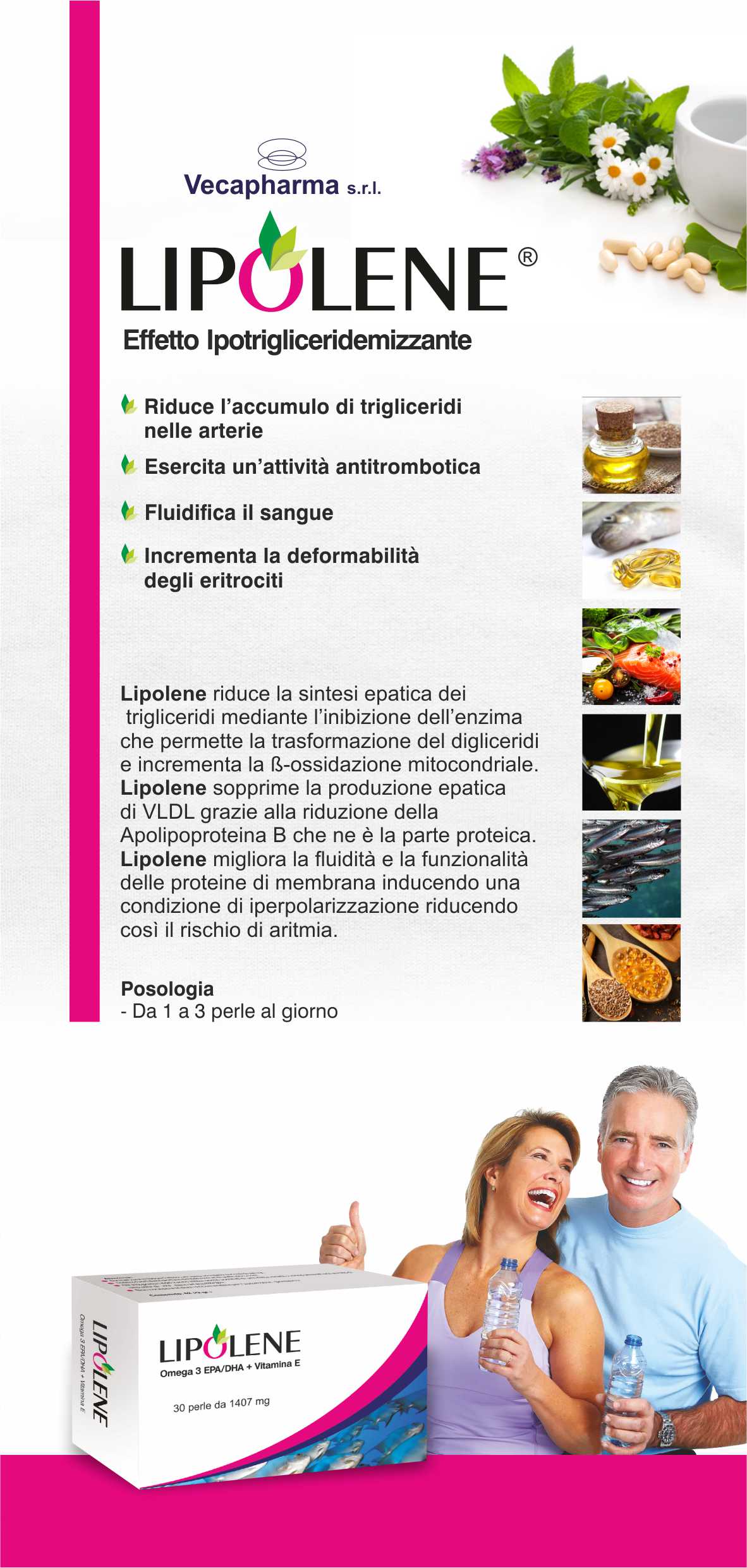 Lipolene® 60 perle 1407mg - Vecapharma